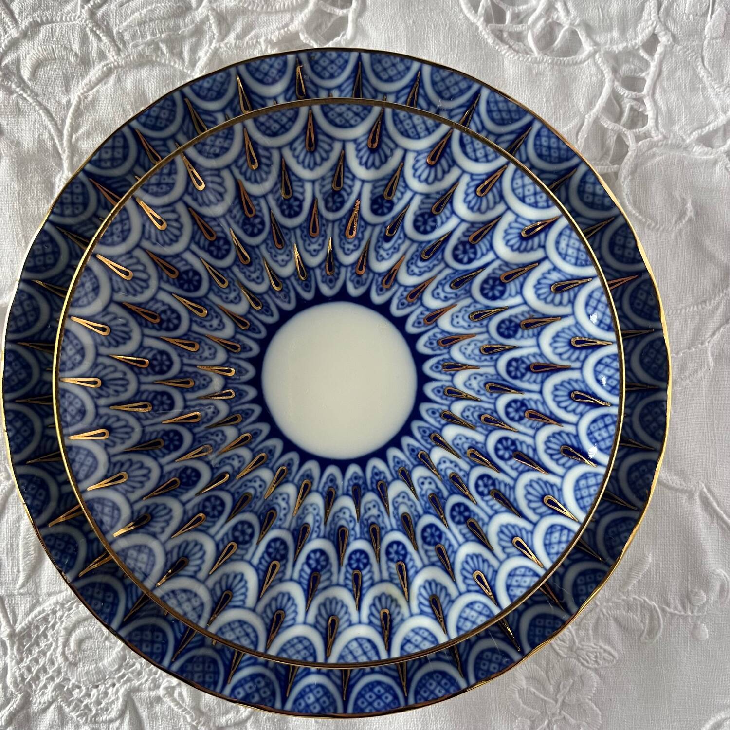 Lomonosov Russian Porcelain Cup Set