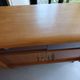 Vintage glass front sideboard from the 1950s - 1960s