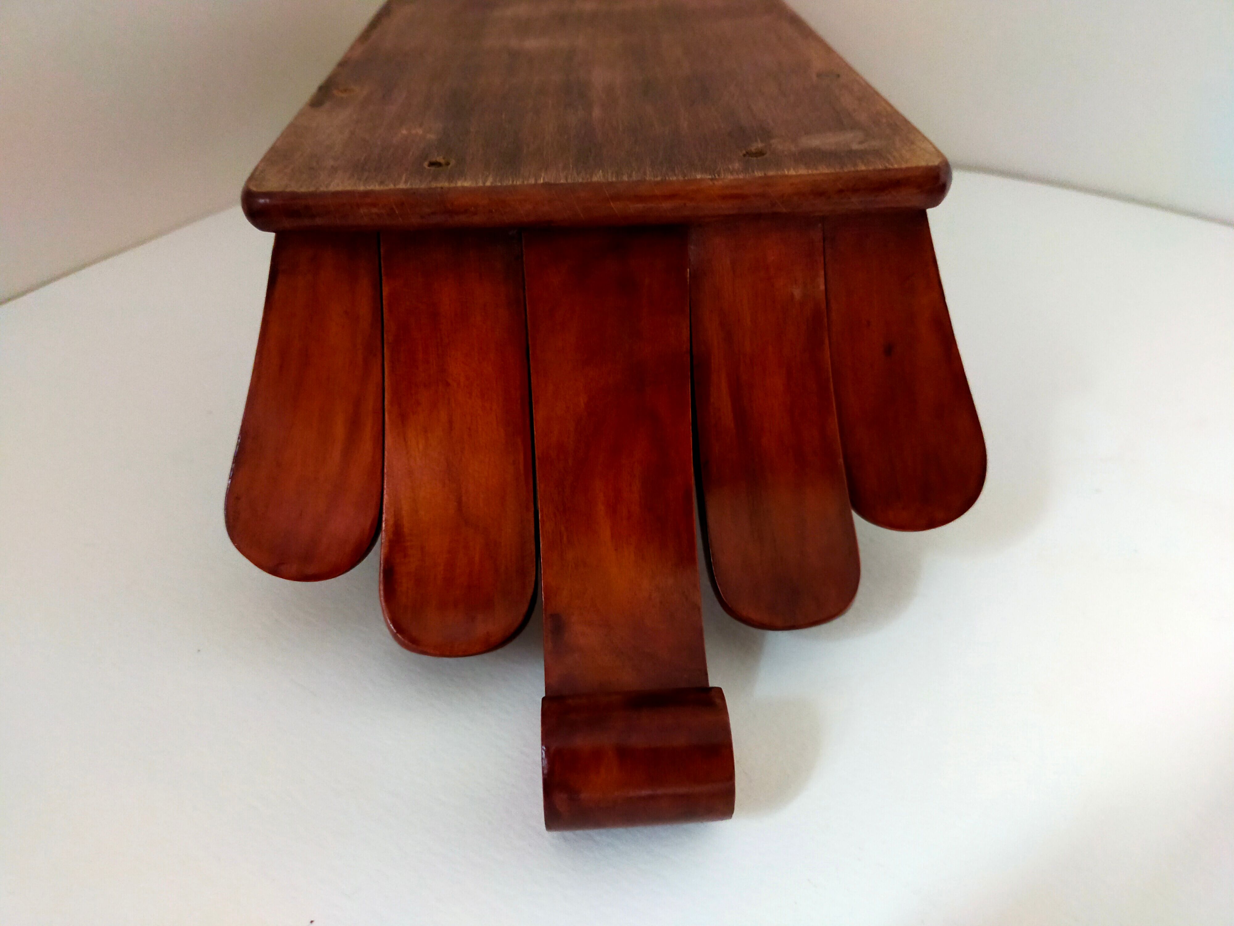 Wooden top box basket basket vintage