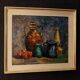 Italian still life painting in impressionist style
