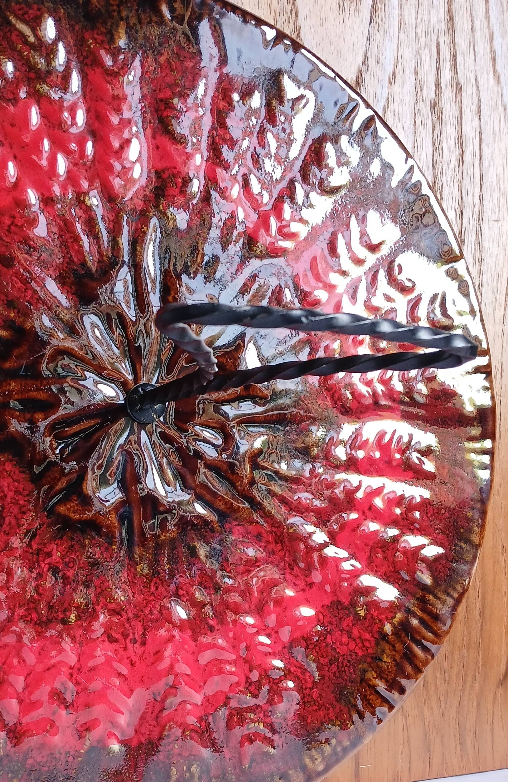 Cheese platter "earth & flames" Atelier Joseph Saltalamacchia. 1960