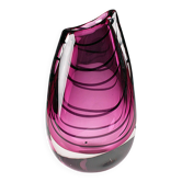 Amethyst glass art vase, Magnor, Norway