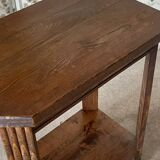 Console Art Déco en chêne – époque 1920-1930