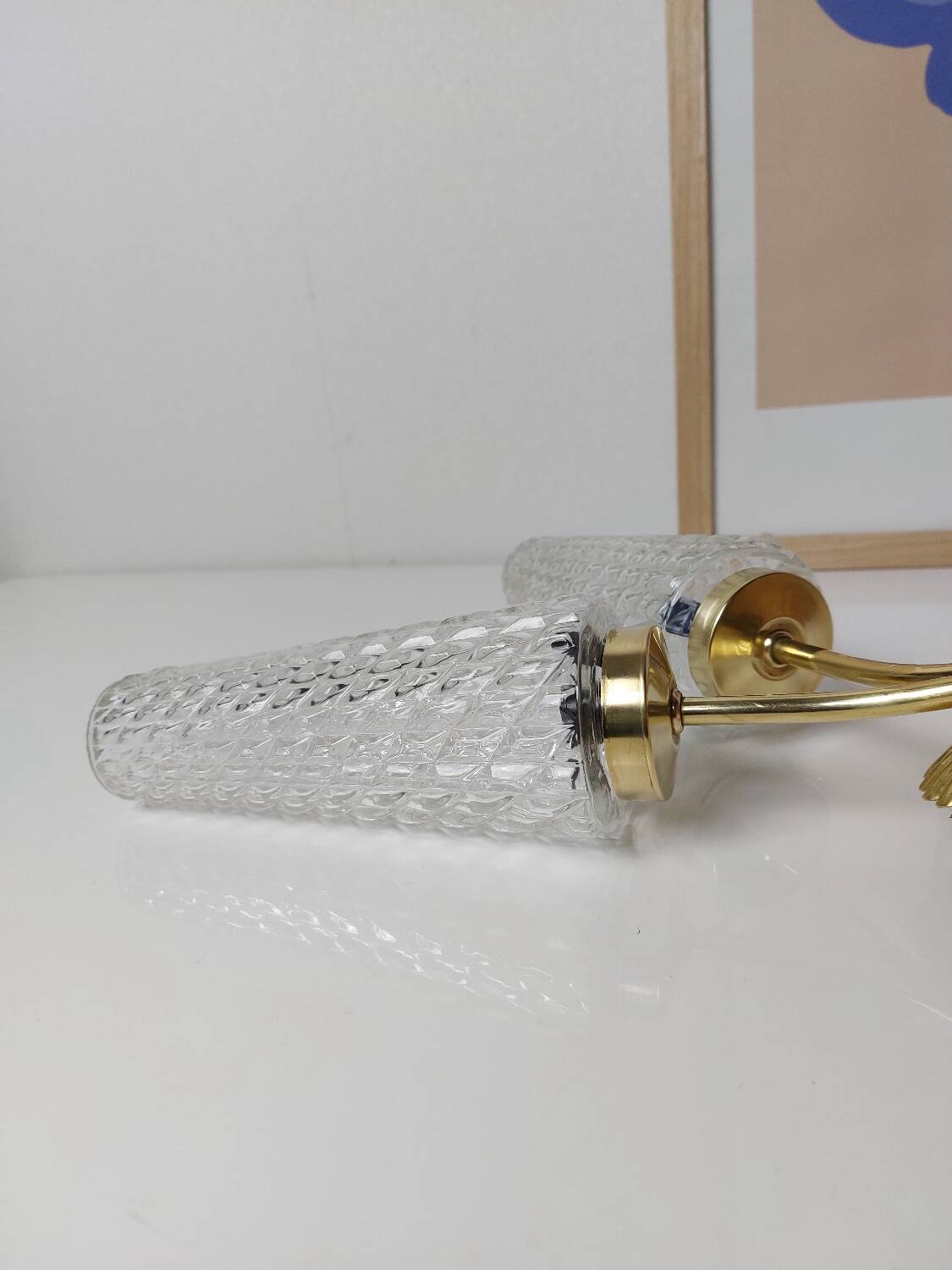 Vintage double wall light 60