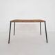 Rattan coffee table attrb. to Carl Aubock, Austria 1960's