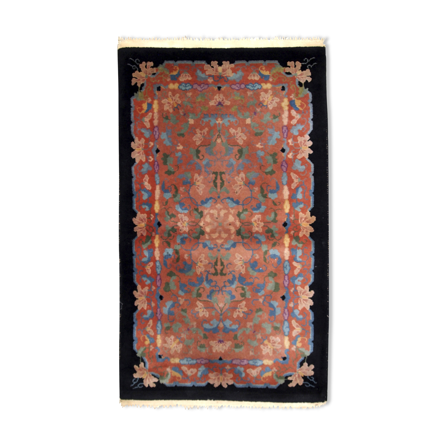 Former carpet chinese handmade 89 x 150cm, 1920