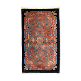 Tapis ancien chinois fait main 89x 150cm, 1920