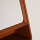 Scandinavian teak wall mirror with storage compartment, 1960s