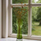 Mid-century modern glass vase by Bo Borgström for Åseda