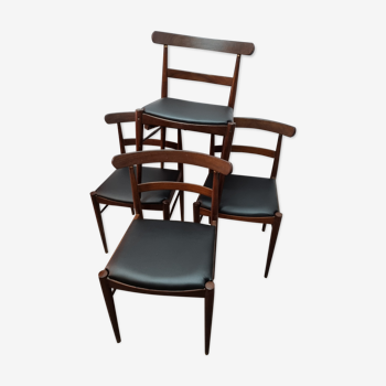 4 Scandinavian chairs from 1970