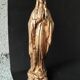 Golden Virgin Mary – Antique patinated plaster statue