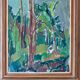 Huile sur toile suédoise originale du milieu du siècle « Öjersjö » par Sven Hamlet