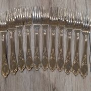 Luxury Cutlery Set Solingen SBS Gold Plated with Fine Gold 23/24 Carats - 70 Pieces