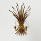 Gilded Italian Hollywood Regency metal wall lamp by Hans Kögl