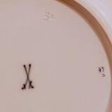 5 Antique Original Meissen Dessert Salad Breakfast Plate Scattered Flowers