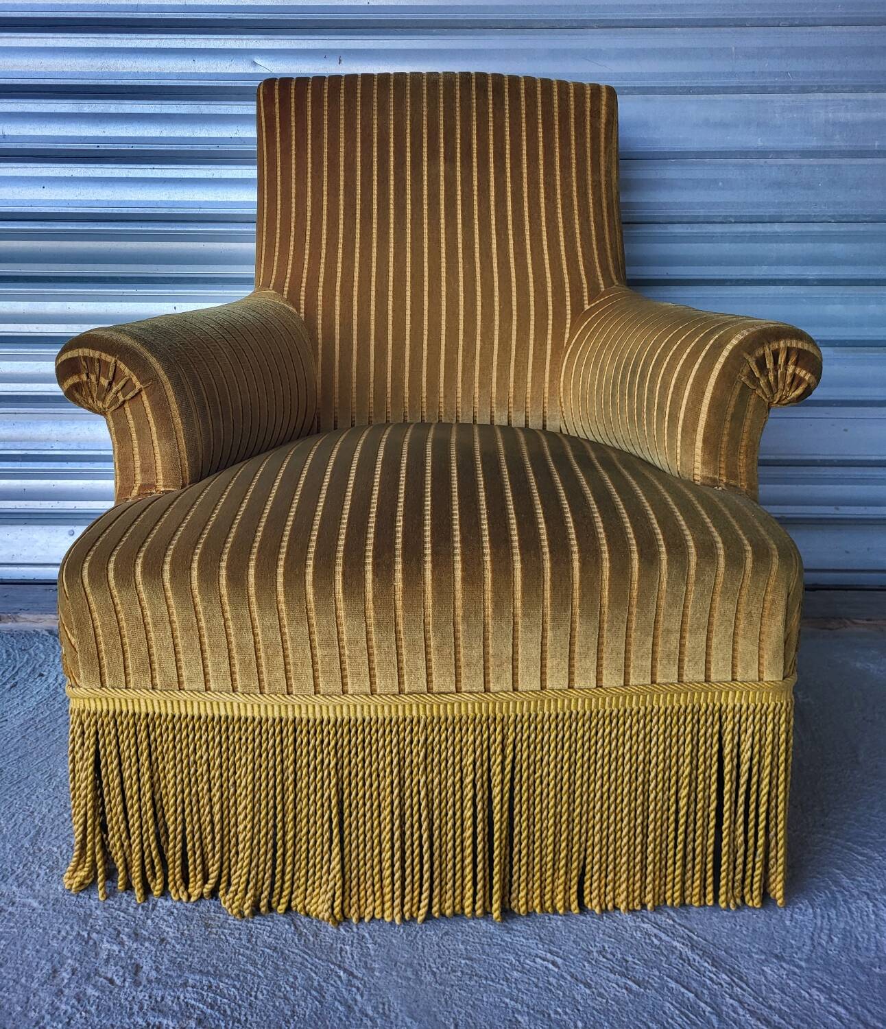 Authentic antique vintage style armchair in good condition