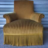 Authentique ancien Fauteuil de style Vintage en bon état