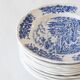 5 vintage collector's plates in pyroblan porcelain BP