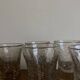 Set de 6 gobelets Biot rose des sables 1960 signés