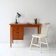 Vintage Scandinavian desk with adjustable drawers