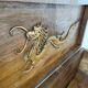 Antique Chinese Carved Export Chest – Dragon, Phoenix & Landscape Deco