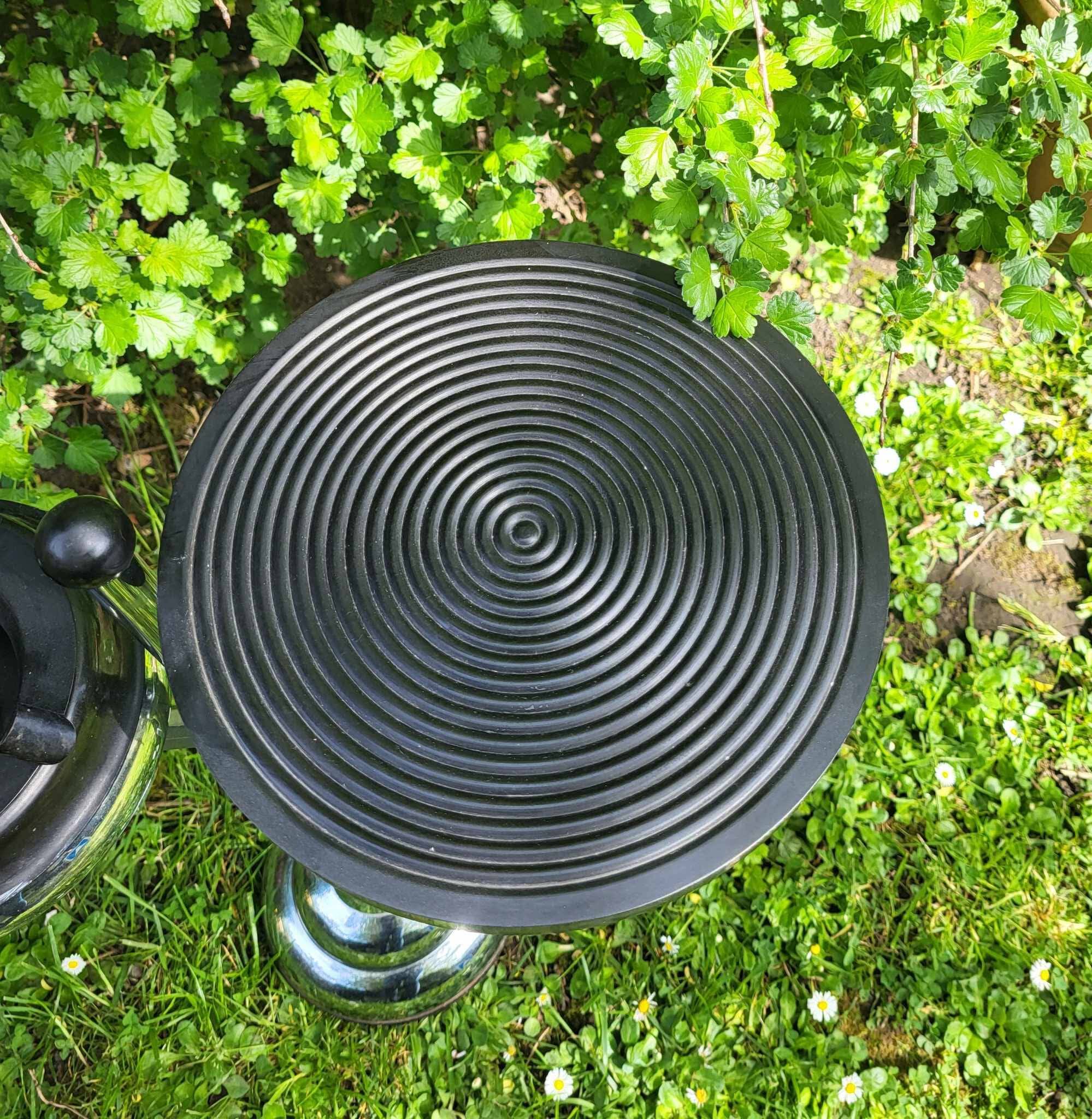 Cendrier chrome et bakélite par Demeyere