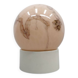 Vintage plafondlamp | Gemarmerd glas |  Groen