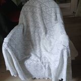 2 antique crochet bedspreads