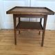 Antique coffee table with 2 tiers