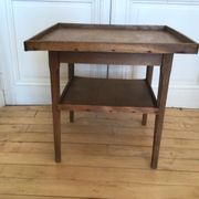 Table basse ancienne 2 plateaux
