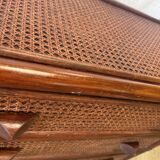 Commode en rotin