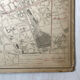 Old cardboard map of Paris, 17th arrondissement