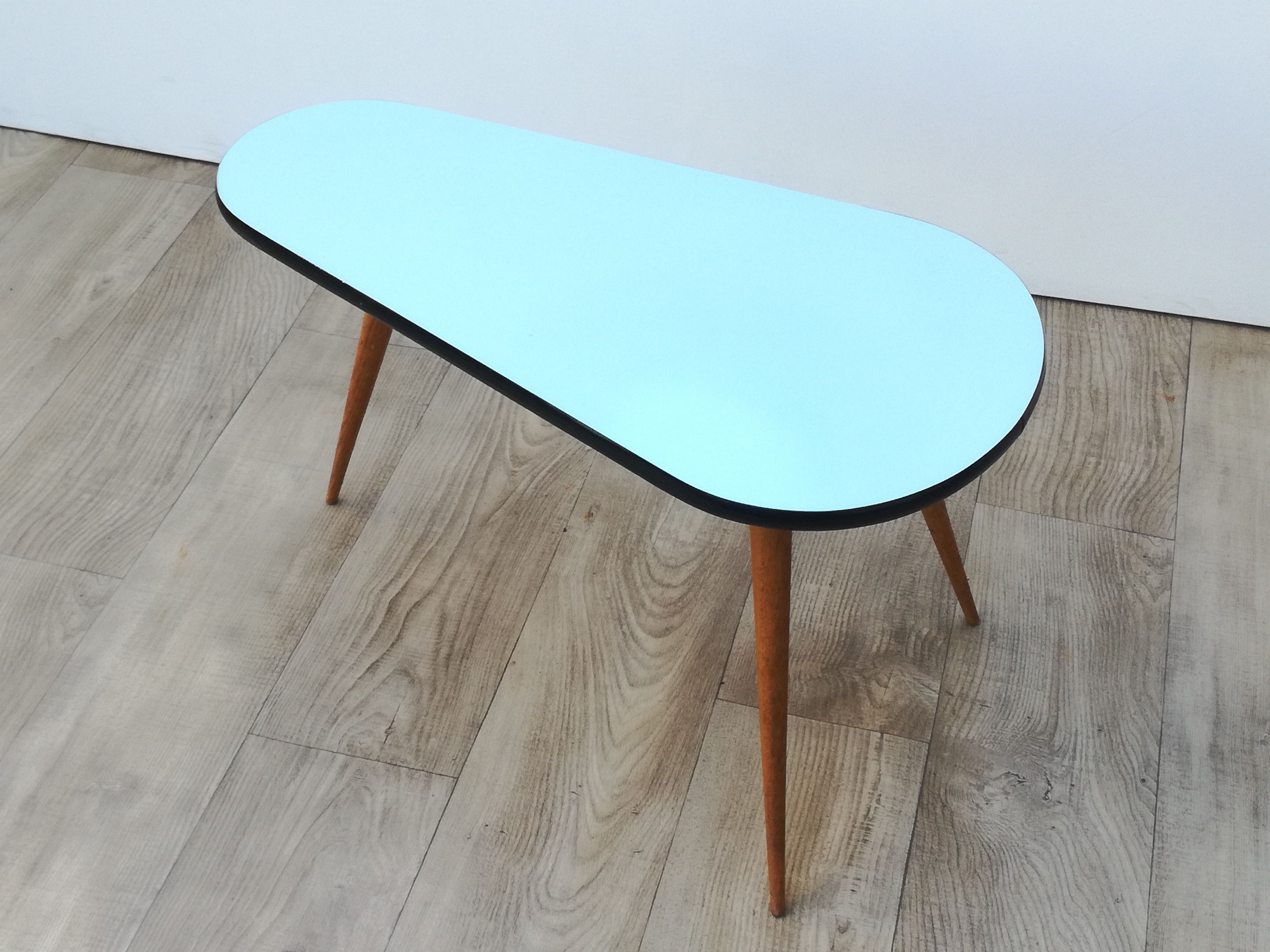 Table basse vintage pieds compas