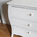 Commode blanche 3 tiroirs