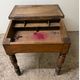 Sloped desk in walnut
