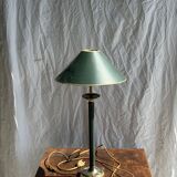 Vintage green and gold table lamp H60 D30