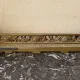 Fireplace front, firebar, fire guard in gilded bronze Louis XVI style.