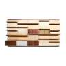 Modular wall system with rosewood panels Georges Frydman 70 years efa editor
