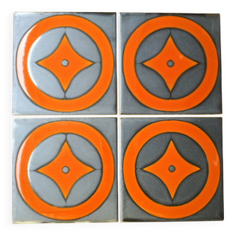 Carreaux céramique motif 1970 en carton de 30 pièces