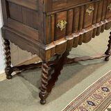 English mahogany display case from the late 19th century