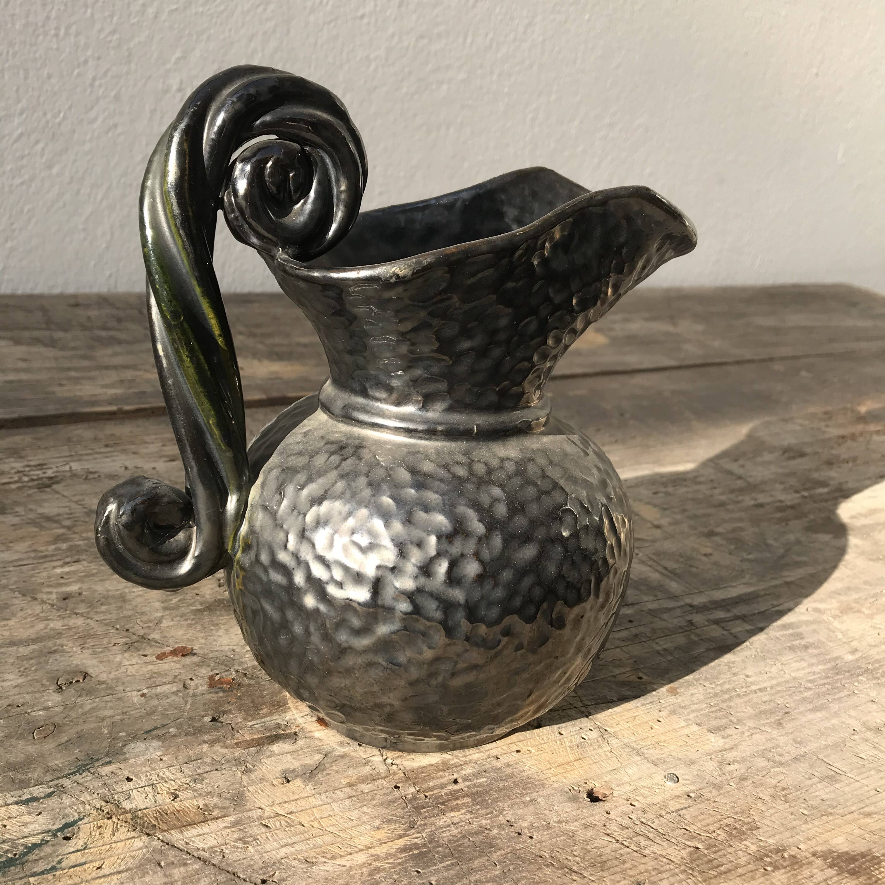 Black Vallauris Vase