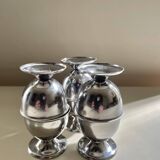 Vintage stainless steel egg cups