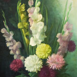 Radiant Flowers - Oil on Canvas