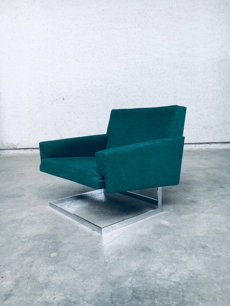 Mid-Century Modern Belgian Floating Lounge Chair, 1960s