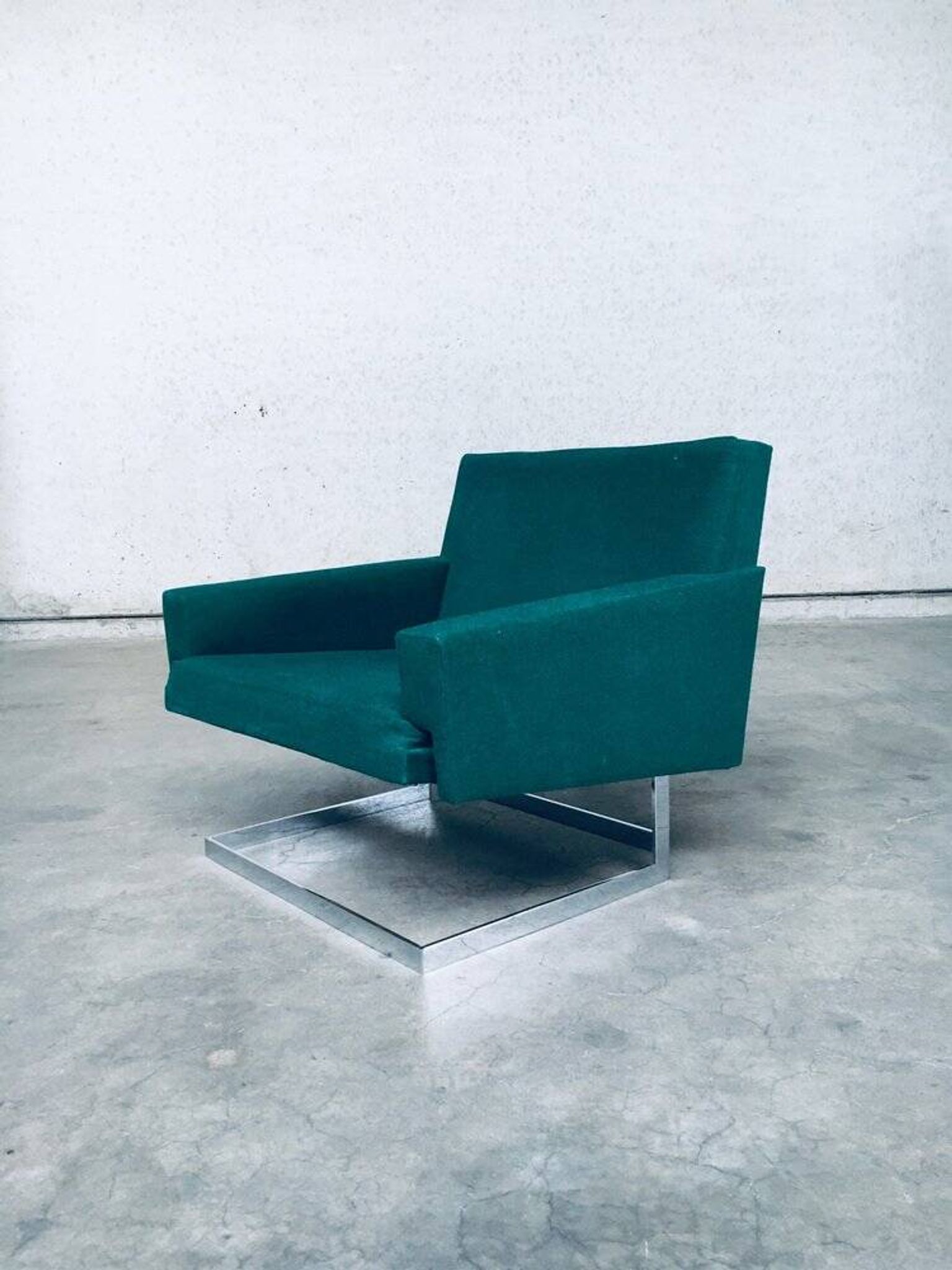 Mid-Century Modern Belgian Floating Lounge Chair, 1960s