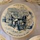 5 sarreguemine themed plates "Theme China"