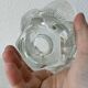 Bougeoir verre forme tulipe