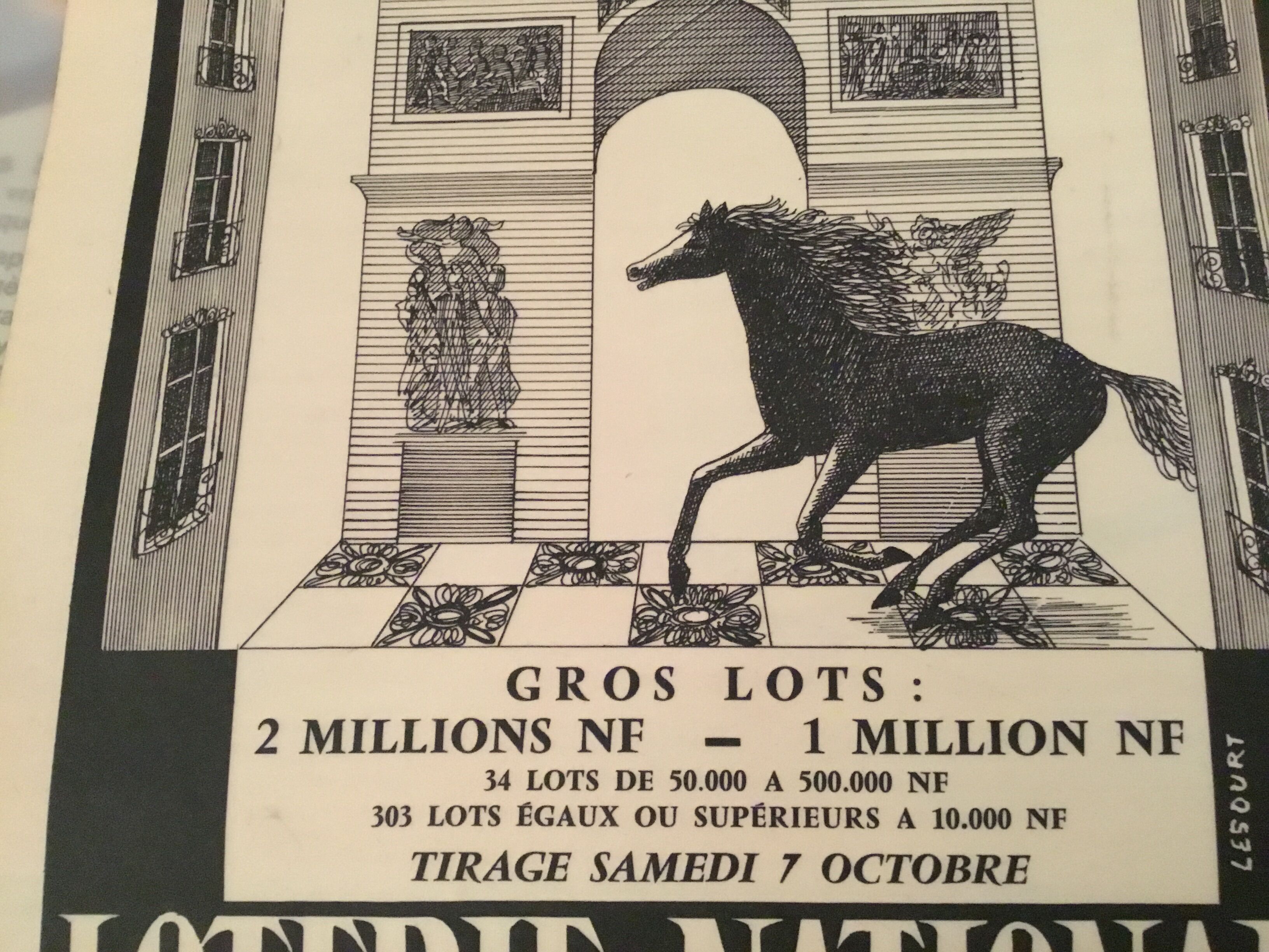 Vintage advertising to frame national lottery
