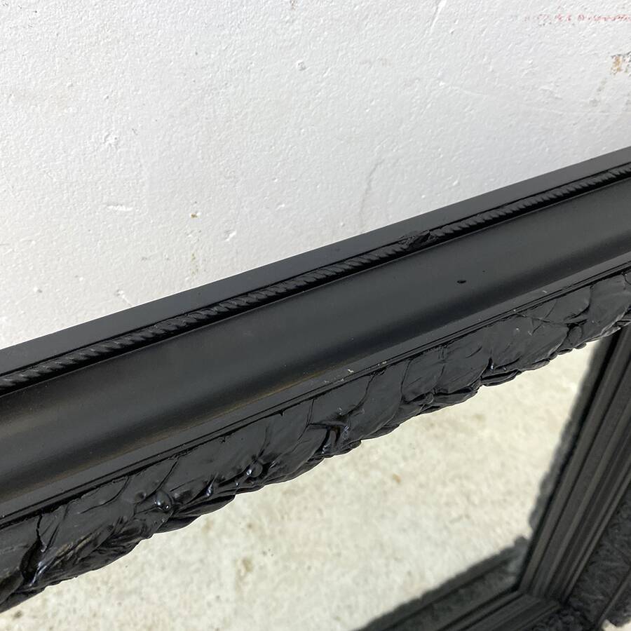 Black Louis XVI style mirror