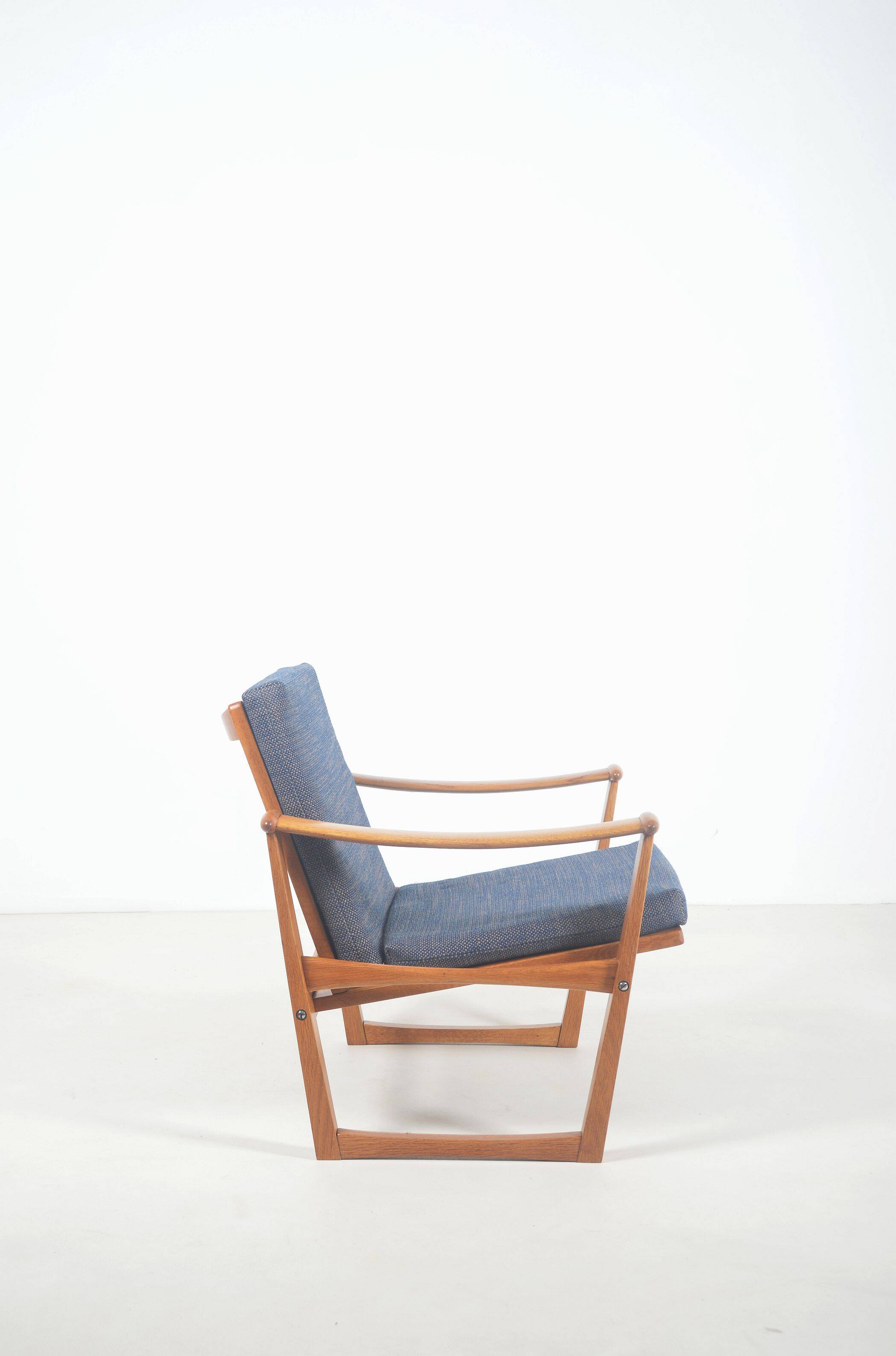 Danish armchair model 65 made by M. Nissen, 1960s